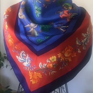 Hermès silk scarf - “Les Jardinieres du Roy”